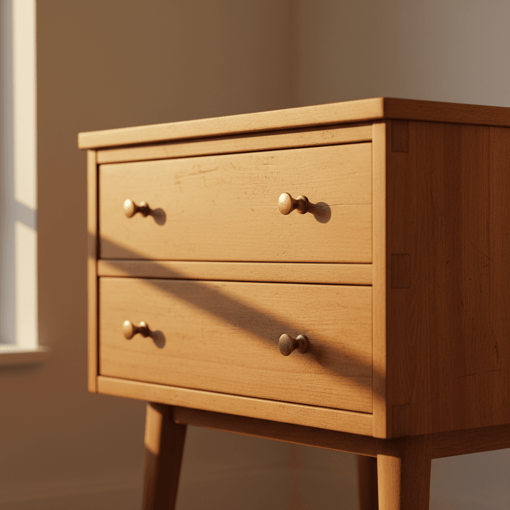 Georgian mahogany table leg detail