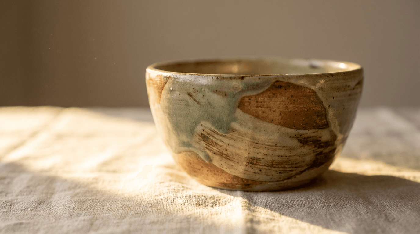 Fine porcelain detail and glaze
